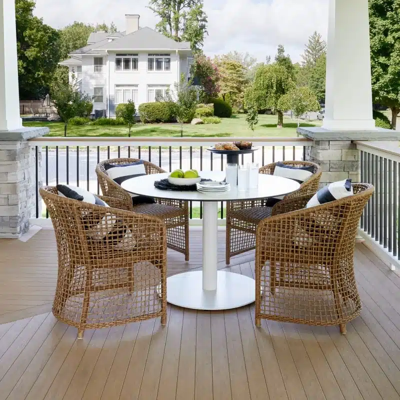 TimberTech Deck with chairs