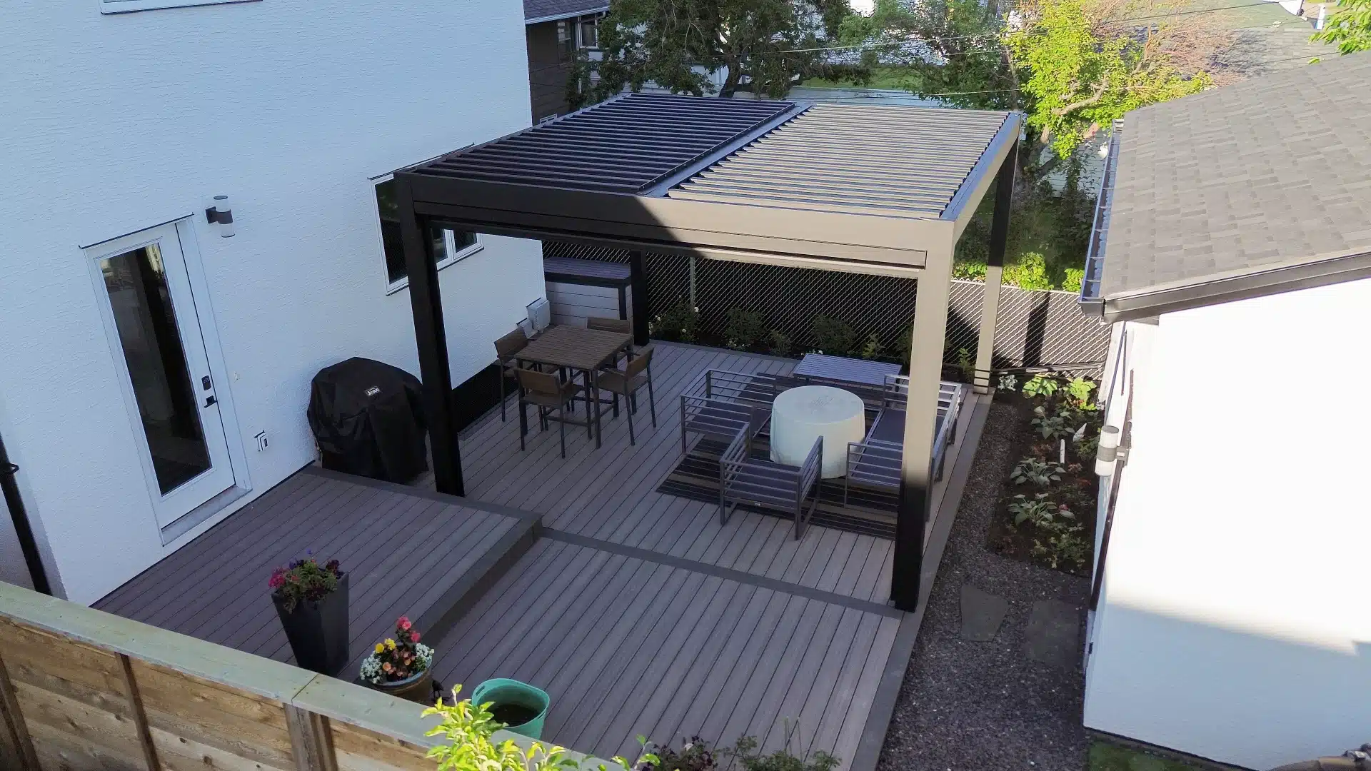 Louvered Pergolas In Pennsylvania | Clean Cut Deck Builders