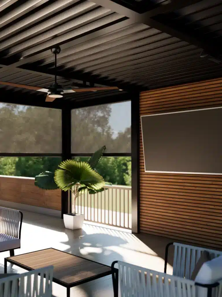 Hideaway TitanCover Louvered Pergola